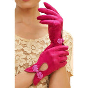 Powder Suki Gloves - Fuchsia Pink