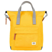 Roka Bantry B Small Recycled Nylon Backpack - Saffron Yellow