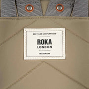 Roka Bantry B Small Recycled Nylon Backpack - Taupe Green