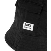 Roka Bedford Recycled Nylon Bucket Hat - Black