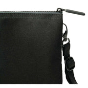 Roka Carnaby XL All Black Recycled Canvas Crossbody Bag - Ash Black