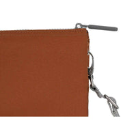 Roka Carnaby XL Recycled Canvas Cross Body Bag - Bran Brown