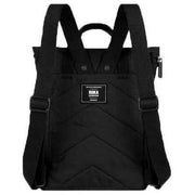 Roka Finchley A All Black Small Recycled Canvas Backpack - Ash Black