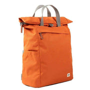 Roka Finchley A Large Sustainable Canvas Backpack - Atomic Orange