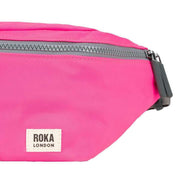 Roka Jubilee Medium Recycled Nylon Sling Bag - Neon Pink