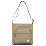 Roka Kennington B Medium Recycled Nylon Crossbody Bag - Taupe Green