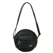 Roka Paddington B Small All Black Recycled Nylon Crossbody Bag - Black/Airforce Grey