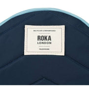 Roka Paddington B Small Creative Waste Colour Block Recycled Nylon Crossbody Bag - Navy/Green/Yellow