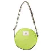 Roka Paddington B Small Sustainable Nylon Crossbody Bag - Lime