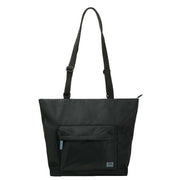 Roka Trafalgar B All Black Recycled Nylon Tote Bag - Black/Airforce Grey