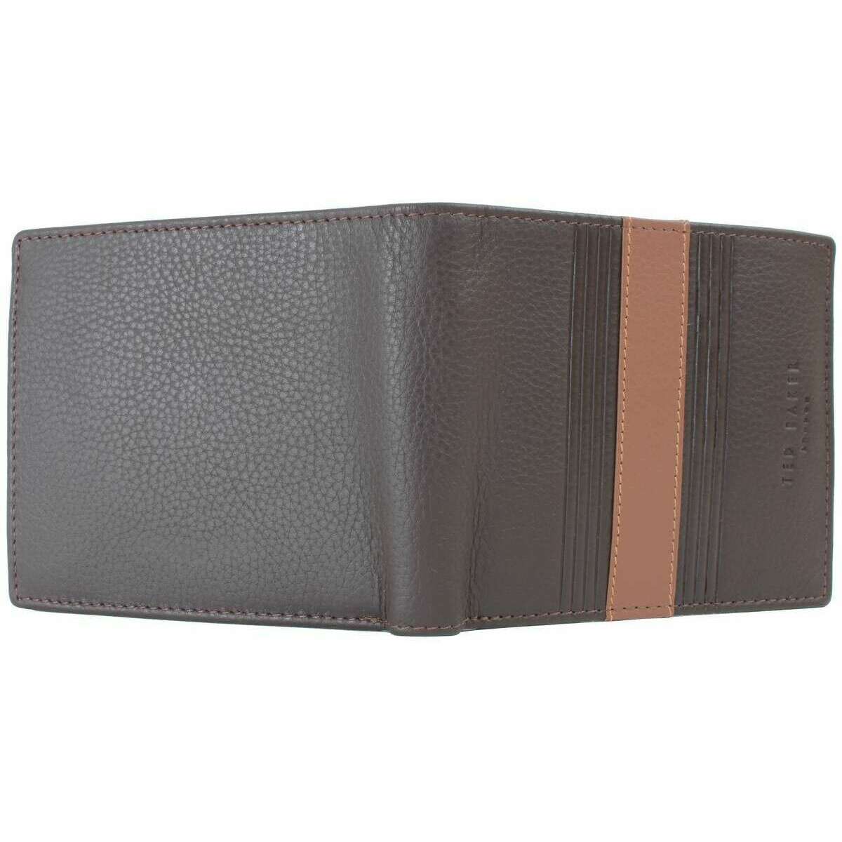 Buy Ted Baker Men Tan Leather Bifold Wallet With Coin Pocket Online -  813052