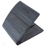 Ted Baker Evon Striped Bifold Coin Wallet - Navy