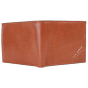 Ted Baker Prugs Embossed Corner Leather Bifold Coin Wallet - Tan