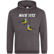 Teemarkable! Nice Tits Hoodie Dark Grey / Small - 96-101cm | 38-40"(Chest)