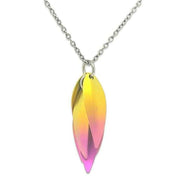 Ti2 Titanium Wild Orchid Pendant - Yellow