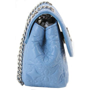 Vivienne Westwood Embossed Nappa Small Chain Purse Bag - Blue