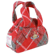 Vivienne Westwood Harris Tweed Tartan Archive Mini Handbag - Red