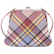 Vivienne Westwood Nubuck Tartan Vivienne Clutch - Pink