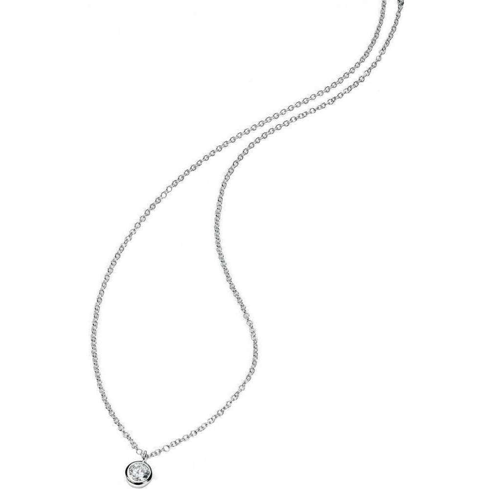 Solitaire cubic zirconia on sale necklace