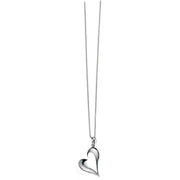 Beginnings Polished Heart Pendant - Silver