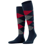 Burlington King Knee High Socks - Marine Blue