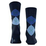 Burlington King Socks - Marine Navy