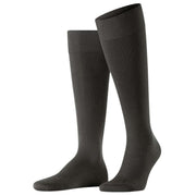 Falke Energizing Cotton Knee High Socks - Brown