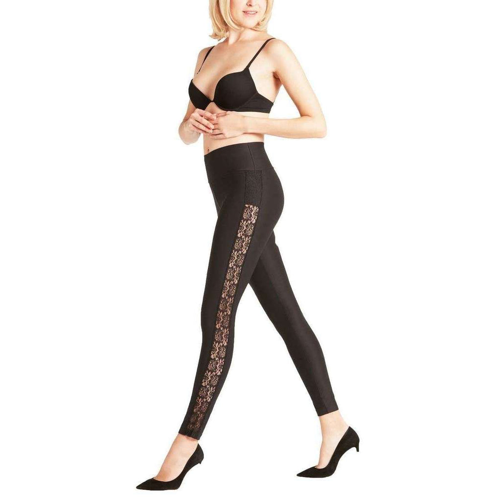 Falke Womens Lace Leggings Black – KJ Beckett