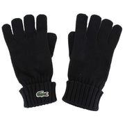 Lacoste Jersey Wool Gloves - Black