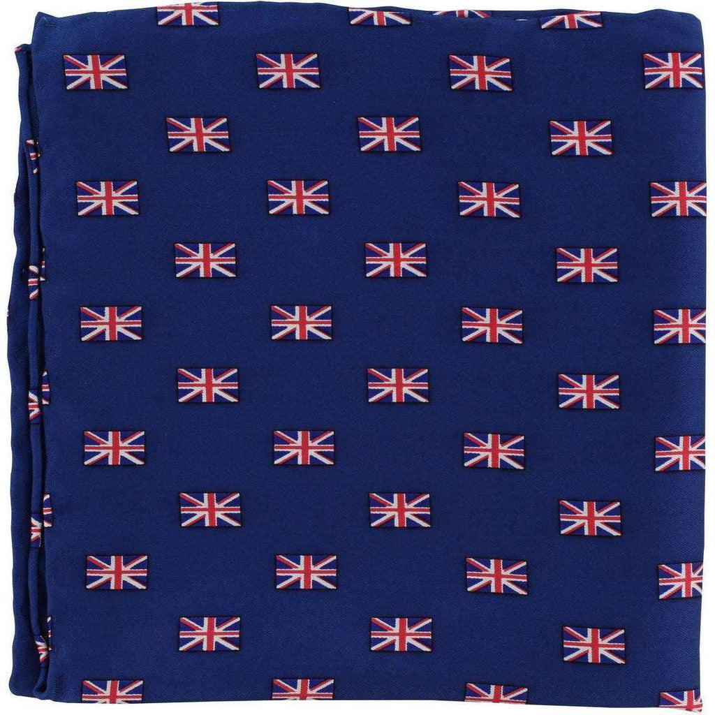 Red/White/Blue Small Union Jack Silk Handkerchief