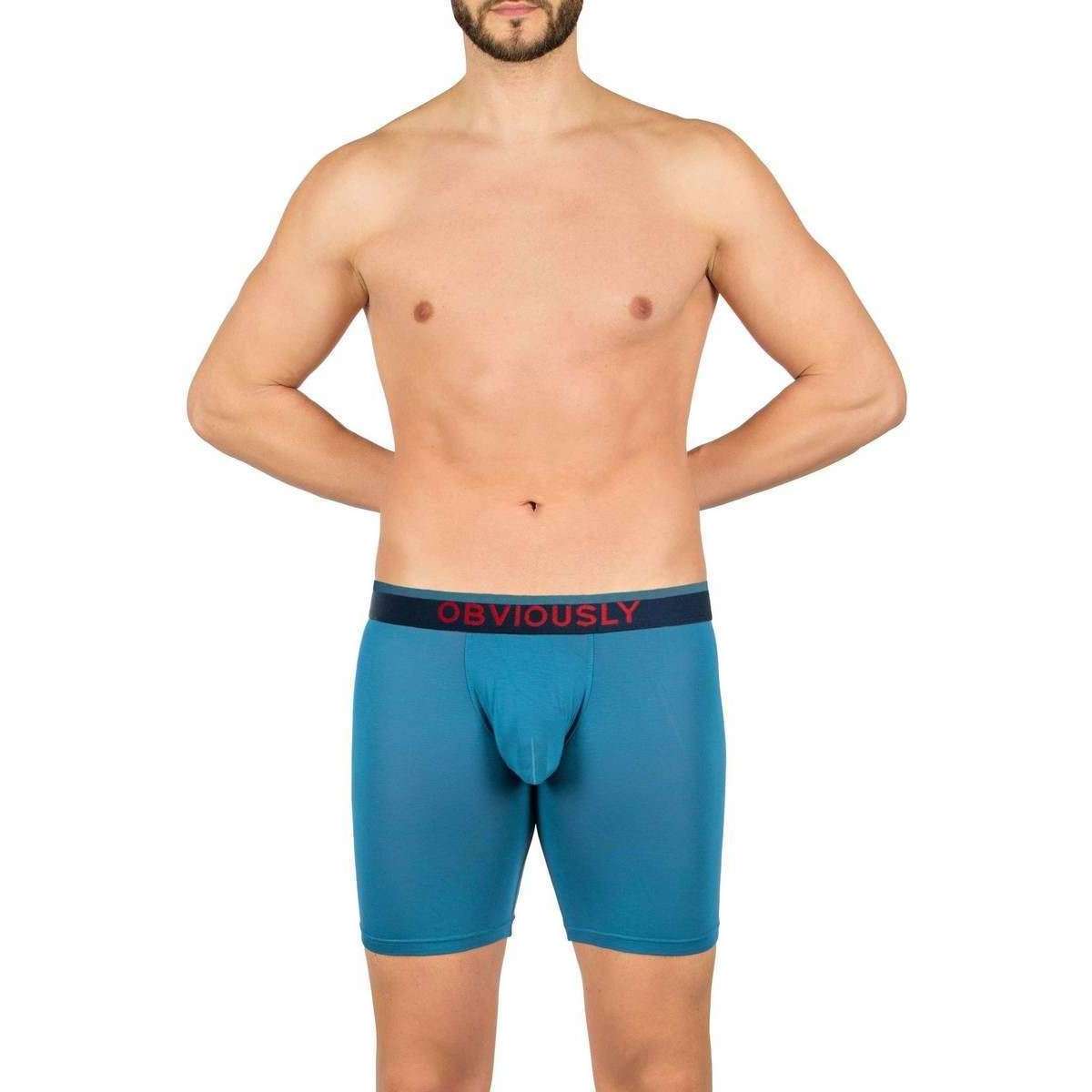 Mens Obviously PrimeMan Boxer Brief 6inch Leg Mint Green – KJ Beckett