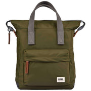 Roka Bantry B Small Sustainable Nylon Backpack - Military Green