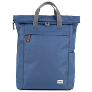 Roka Finchley A Large Sustainable Canvas Backpack - Burnt Blue