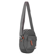 Roka Paddington B Small Sustainable Nylon Crossbody Bag - Graphite Grey