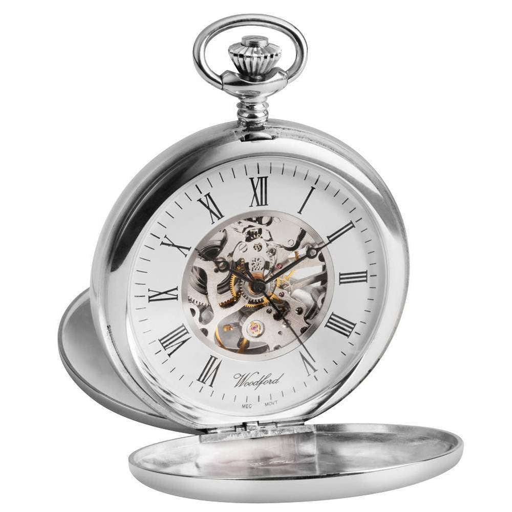 Woodford sterling silver online pocket watch